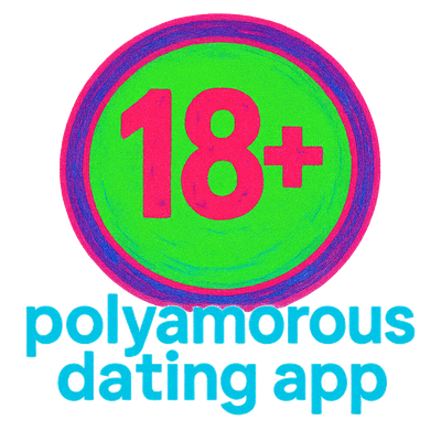 Colorful romantic collage for open-minded dating